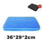 Car Gel Cooling Seat Cushion 3D Honeycomb Cool and Breathable Cool Ice Silk Car Home Office Chair Cushion Car Accessories