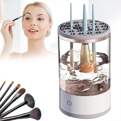 Automatic Brush Cleaner Electric Makeup Brush Cleaning Machine Fast Clean Dryer