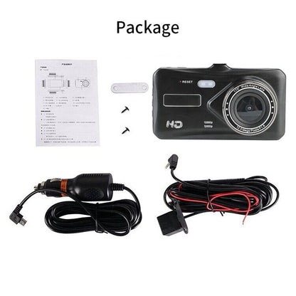 Car Dash Cam Front and Rear Camera HD 1080P Nightvision with 32GB SD Memory Card