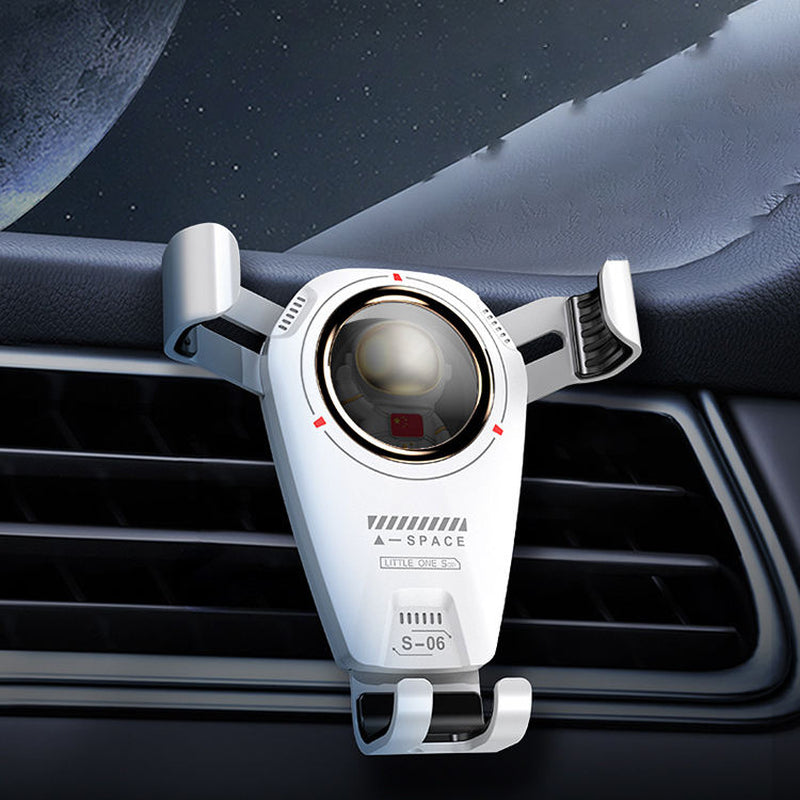 Universal Car Phone Holder Multifunctional 360 Degree Astronaut Theme Car Holder for Phone Car Air Vent Phone Holders for Your Car with Newest Metal Hook Clip, Air Vent Cell Phone Car Mount