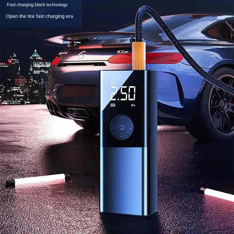 Car Wireless Air Pump Portable Car Air Pump Electric Car Tire Car High Pressure Air Pump Treasure